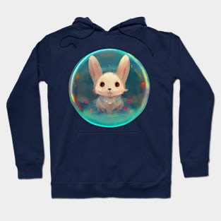 Cute bunny in a bubble Hoodie